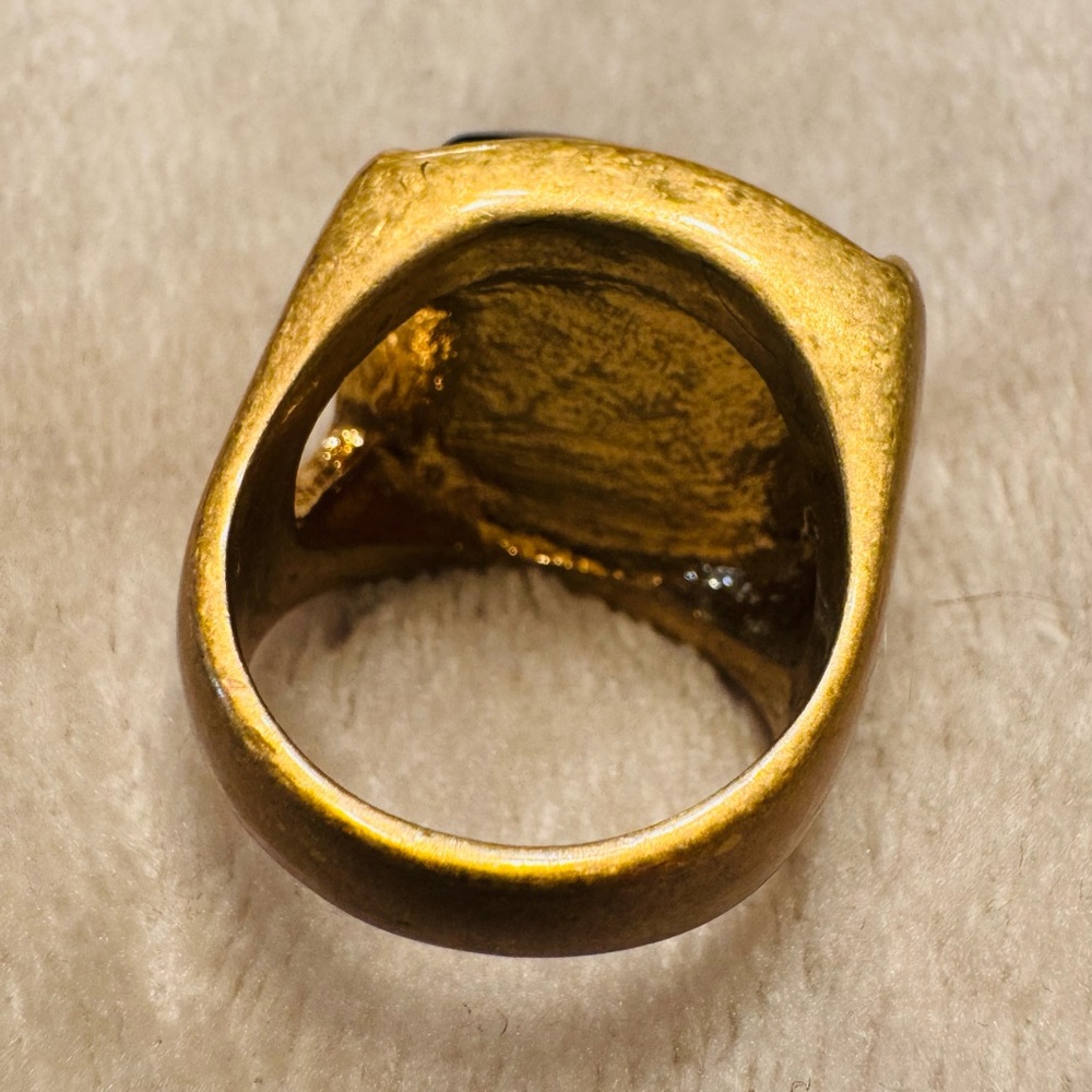 Lia Sophia Hematite Ring Size 8 - Picture 4 of 7